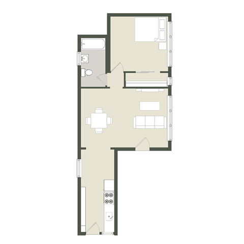 5552-60 N. Lakewood Ave. Studio-2 Beds Apartment, Supera for Rent - Photo Gallery 11